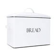 thumbnail image 1 of OUTSHINE Farmhouse Extra Large Bread Box for Kitchen Countertop | White Bread Box with Fitted Lid | Vintage Bread Storage Container for Kitchen | Farmhouse Bread Box Countertop Gift, 1 of 5