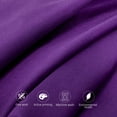 thumbnail image 2 of Lorviah Cotton Body Pillowcase - Ultra Soft & Luxurious 20"x54" Body Pillow Cover with Envelope Closure - 1 Pack - Purple, 2 of 6