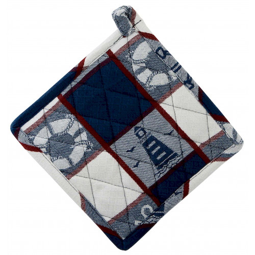 Set Of 2 Cotton Light House Pot Holders