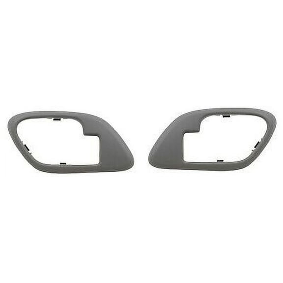 Performance PFM-170877 Interior Door Handle Trim, Front, Driver and Passenger Side, Textured Gray, Set of 2 for 1995-2002 GMC C3500HD, C2500, C3500, K2500, K3500, C1500, C1500 Suburban