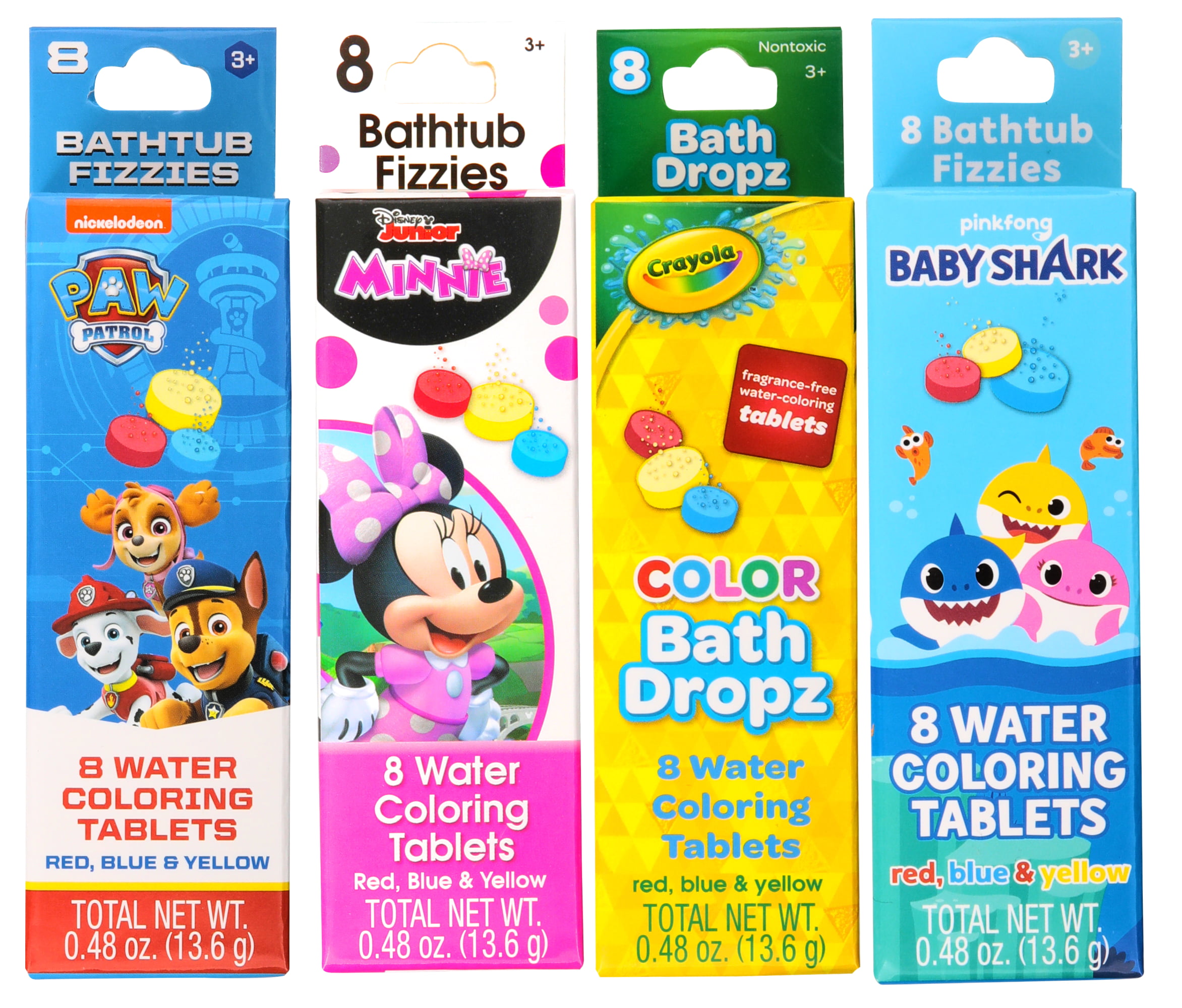Bath Time Color Tablets Kids On Stock Photo 602292644