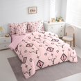 thumbnail image 4 of Manfei Pink Square Aztec 7-Piece Twin Bedding Sets for Adult, Tribal Western Bohemian Bedding Comforter Set, Mandala Hippie Style Reversible Sheet Sets, Lightweight Room Decor, 4 of 8