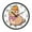 Capybara with a Bow, variant on Voice Activated Clock with Glow Light 12 Inch Large Silent Wall Clock Battery Operated for Home Decor Astronaut Capibara