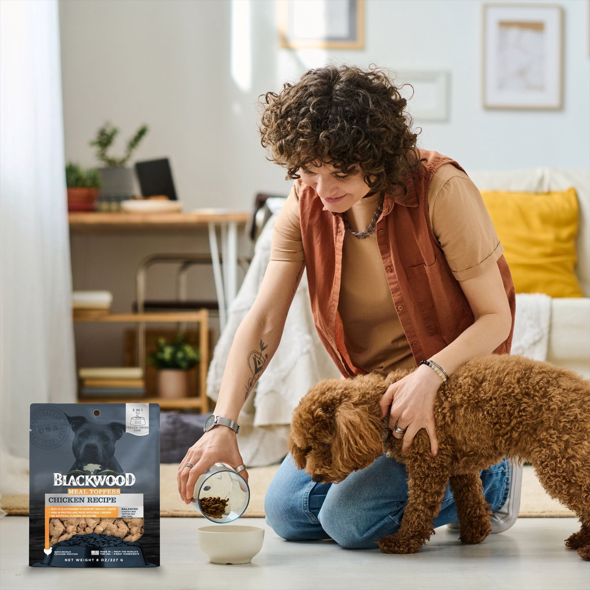 Blackwood Meal Freeze Dried Raw Topper Chicken Recipe - 8 oz