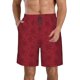 thumbnail image 1 of Fotbe Christmas Red Snowflakes Trajes de Baño Estampados para Hombre, Shorts de Verano de Secado Rápido, Ropa de Playa, Bañadores-Medium, 1 of 6