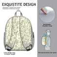 thumbnail image 5 of Pioneer Floral Pattern Backpack Backpack for School,Cute School Bag,Schoolbag with Adjustable Shoulder Straps & Padded Back,13.8"x11.4"x6", 5 of 6