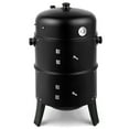 thumbnail image 5 of Durable Black Iron Spray Smoker Carbon Grill 80x41x48cm Portable Design, 5 of 29