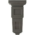 thumbnail image 2 of Ekena Millwork 6"W x 6 3/4"D x 12"H Large Reyes Wood Vintage Decor Corbel, Reclaimed Grey, 2 of 6