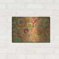 thumbnail image 3 of Luxe Metal Art 'Contemporary Paisley' by Silvia Vassileva, Metal Wall Art, 16" x 12", 3 of 9