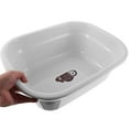 thumbnail image 4 of IBASETOY Multi Functional Thick Plastic Wash Basin in Beige for Home Cleaning and Bathing, 4 of 6