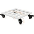 thumbnail image 3 of Support de Pot de Fleurs, 25 Roues en Fer Forme Carrée Plateau de Transport pour Plantes avec Roulettes Universelles Multi-Usages (25, Blanc) Meilleur Cadeau, 3 of 5
