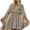Beige Floral, variant on Women’s Semi Sheer Chiffon Ruffle Dress with Outer Cape, Poncho Sleeve Flowy Mini Dress, Loose Fit Elegant Summer Dress