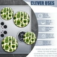 thumbnail image 4 of Gas Stove Burner Cover,Electric Stove Top Protector,Easy to Clean,Cactus - themed Pattern on a Beige Background, 4 of 7