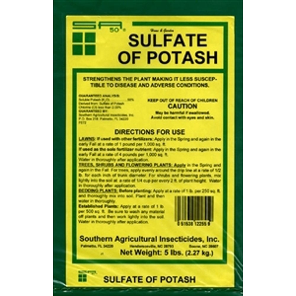 Sulfate of Potash 0050 Granular Fertilizer 20 Lbs.