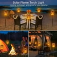 thumbnail image 2 of 1/2/4/6/8/10pcs Solar Flame Torch Lights Flickering Light Waterproof Garden Decoration Outdoor Lawn Path Yard Patio Floor Lamps, 3x3x20.6in, 2 of 5