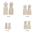 thumbnail image 4 of FVDPWYE 36Pcs Unfinished Wood Peg Doll Bodies, Wooden People Figurines, Angel Peg Dolls,, 4 of 9