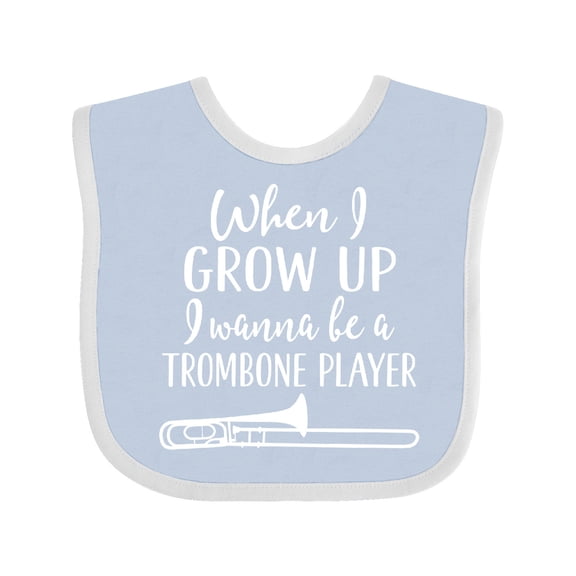 Inktastic Future Trombone Player Music Boys or Girls Baby Bib