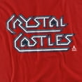thumbnail image 2 of Atari T-Shirt Crystal Castles Logo Unisex Graphic Tee For Men & Women, 2 of 7