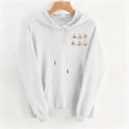 thumbnail image 7 of Hurxie Sweatshirt Hoodies Halloween for Women Graphic Pullover Top White,L, 7 of 7