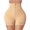 Saddle Brown-Large, variant on Saddle Brown High-Waisted Butt Lift Shapewear Panties With Front Zipper