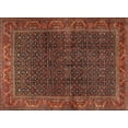 thumbnail image 1 of Ahgly Company Indoor Rectangle Traditional Saffron Red Persian Area Rugs, 6' x 9', 1 of 6