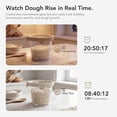 thumbnail image 6 of Genicook Glass Measuring Cup with Lid, 2 Pack (24 & 71 oz) Vanila, BPA Free Borosilicate, Airtight Leakproof, Ideal for Sourdough Starter, Fermentation & Baking, Microwave & Oven Safe, 6 of 9