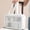 White, variant on Vikakiooze 2023 Promotion on sale, Large Capacity Transparent Waterproof Cosmetic Storage Bag- Large Cosmetic Makeup Travel Orgzer For Men & Women,Cosmetic Storage Bag