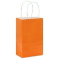 thumbnail image 4 of Hallmark Small Halloween Gift Bag (Solid Orange), 4 of 6