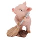 thumbnail image 2 of Figuritas Figura De Cerdo Tamaño En Miniatura Resina Duradera De Primera Diseño De Barrido De Piso Figura De Cerdito De Estilo Campestre, 2 of 7