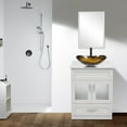 thumbnail image 6 of ELECWISH 24" Vanity Bathroom Cabinet with Mirror and Vessel Sink Bowl Faucet Combo Set, 6 of 11
