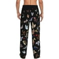 thumbnail image 3 of Goofa Butterfly1 Printed Soft Pajama Pants for Men, Wide Leg Comfy Casual Lounge Yoga Pants-Large, 3 of 9