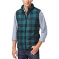 thumbnail image 1 of Chaleco acolchado Weatherproof a cuadros resistente a la intemperie para hombre verde pequeño, 1 of 1