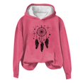 thumbnail image 1 of Rbaofujie Couples Sweat à Capuche pour Imprimé Décontracté, Col Rond, Manches Longues, Rose, 1 of 3