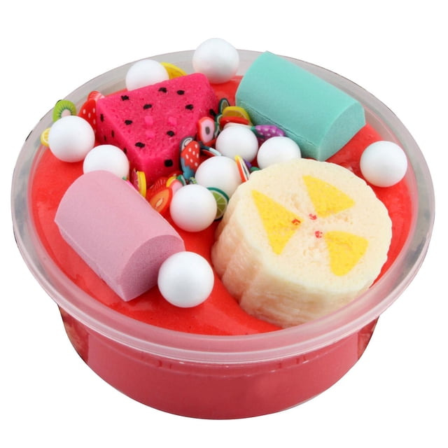 Slime Toy HUOGUO, con aroma a fruta, plátano, algodón, barro, para niños