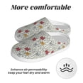 thumbnail image 6 of Disketp Funny Cat White Women's Men's Slippers Plush Slip-On House Slipper for Winter Indoor Soft Cushion Non-slip Fluffy Slides Slippers-46/47, 6 of 7