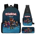 thumbnail image 1 of ROBLOX Mochila De temporada escolar, bolso de hombro de dibujos animados, mundo Virtual, estudiantes de escuela primaria y secundaria, 1 of 4