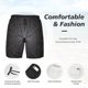 thumbnail image 3 of Balery Black Spider On Web Bañador para hombre, shorts de playa de secado rápido con entrepierna y forro de compresión-Medium, 3 of 6