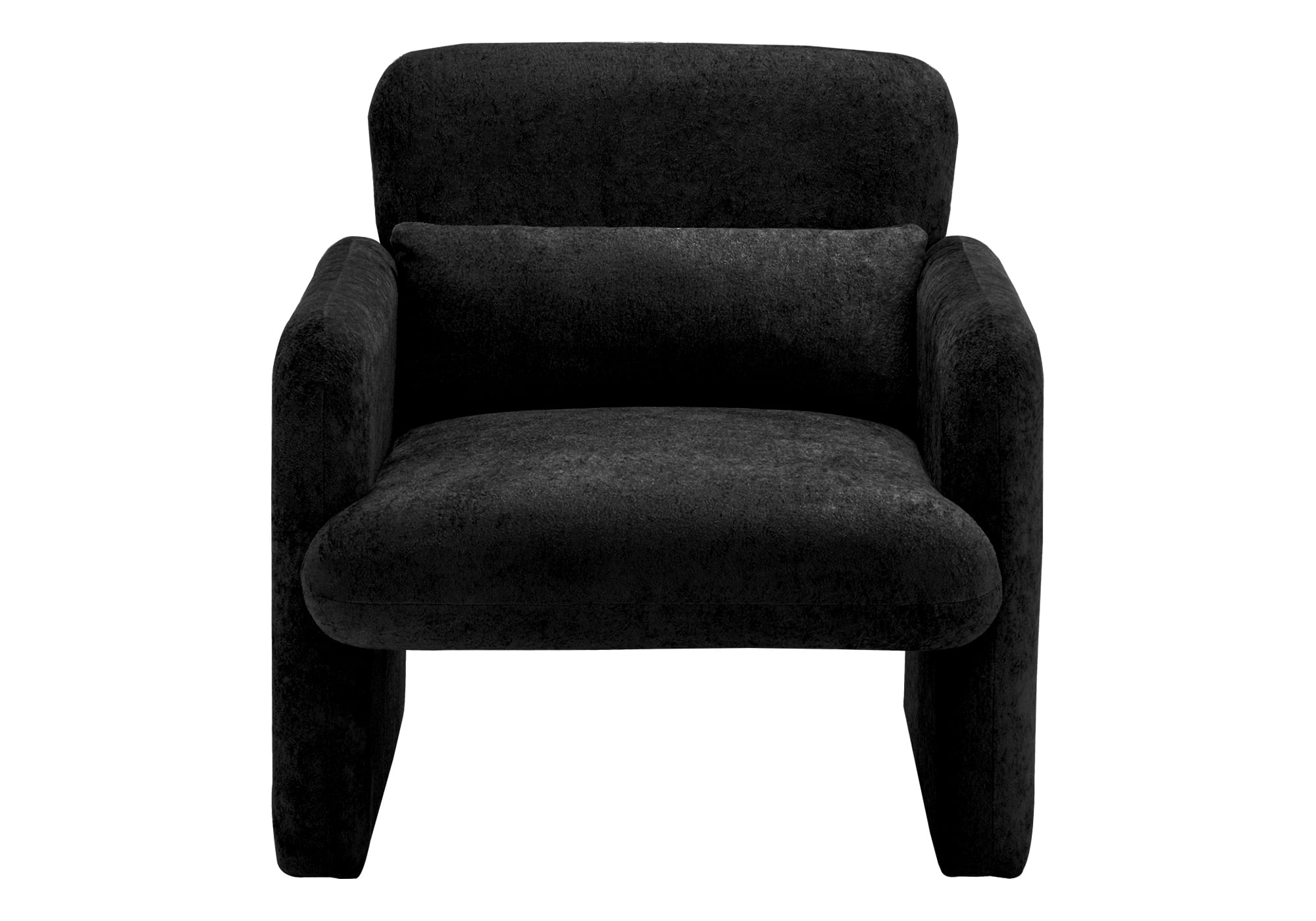 Monarch Specialties - I 8028 Accent Chair, 31"H, Upholstered, Living Room, Bedroom, Black Fabric