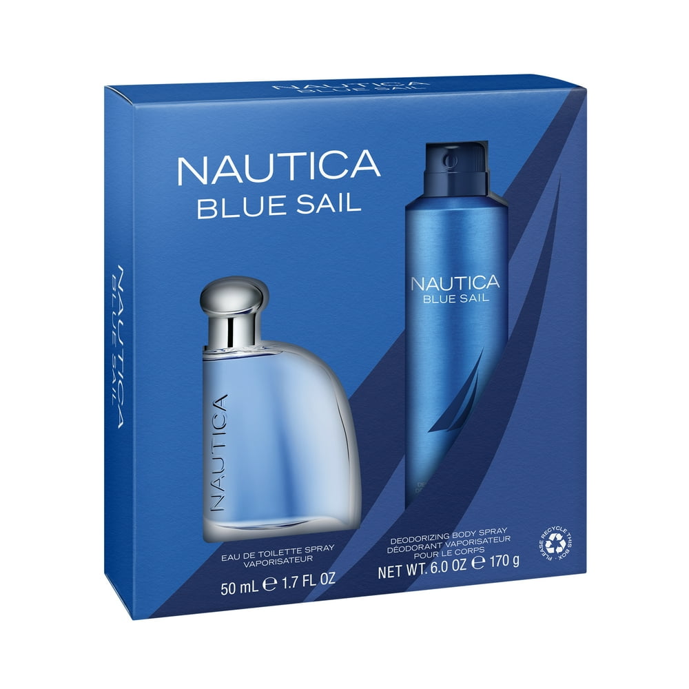 Nautica Blue Sail Cologne Gift Set for Men, 2 Pieces