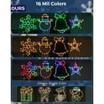 15'' Smart Christmas Window Lights 4 Pack, Color Changing Window ...