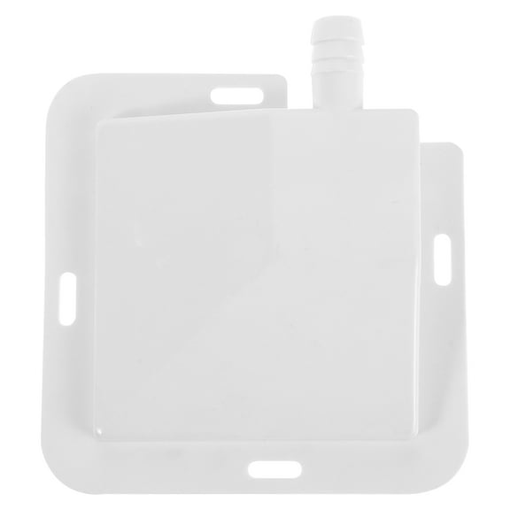 HONMEET White Plastic AC Drip Tray with Wide Funnel, Material and Sleek Design for Conditioner Maintenance