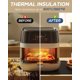 thumbnail image 4 of FIREWESS Alfombrilla resistente al calor para freidora de aire, freidora, horno, almohadillas calientes para protector de calor de encimera de cocina, alfombrillas debajo de cafetera para protector de, 4 of 5