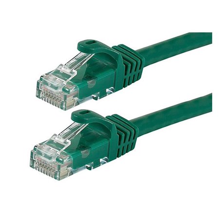 UPC: 0844660098690 | Monoprice Flexboot Cat6 Ethernet Patch Cable – Network Internet Cord – RJ45  Stranded  550Mhz  UTP  Pure Bare Copper Wire  24AWG  10ft  Green