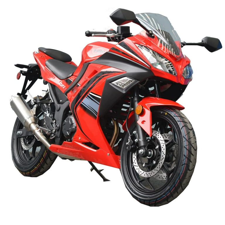 X-Pro 250cc Motorcycle, Street Legal Gasoline, 6-Speed Manual