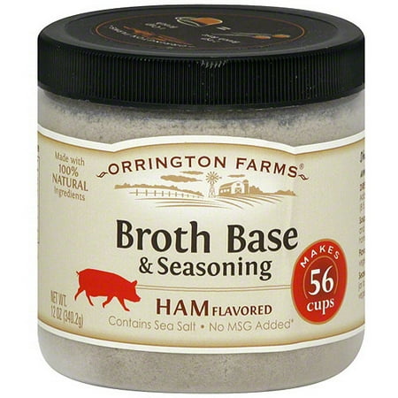 Orrington Farms Ham Flavored Broth Base & Seasoning, 12 oz (Pack of 6)
