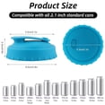 thumbnail image 3 of HOMEIORA 4 Pcs Silicone Soda Can Lids Reusable Silicone Can Covers Can Stopper Protectors, for Coke Pop Beer Juice Beverage, Silicone Can Lid Can Protector, 3 of 7