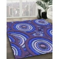 thumbnail image 2 of Ahgly Company Indoor Square Patterned Light Slate Blue Area Rugs, 5' Square, 2 of 6