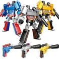 thumbnail image 3 of Mini 15cm Transformation Anime Action Figure Toys Cool Military M, 3 of 4