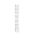 thumbnail image 4 of Rosec Jewels 2.50 CT Bar Set Moissanite Full Eternity Ring in Gold for Women, 18K White Gold, US 12.50, 4 of 9
