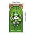 thumbnail image 3 of Luxcidy St. Patrick's Day Door Banner, St Patricks Day Door Cover, Irish Shamrock Door Cover Saint Patricks Day Front Porch Welcome Sign St. Patrick's Day Decorations for Home Party 35 x 71IN, 3 of 6